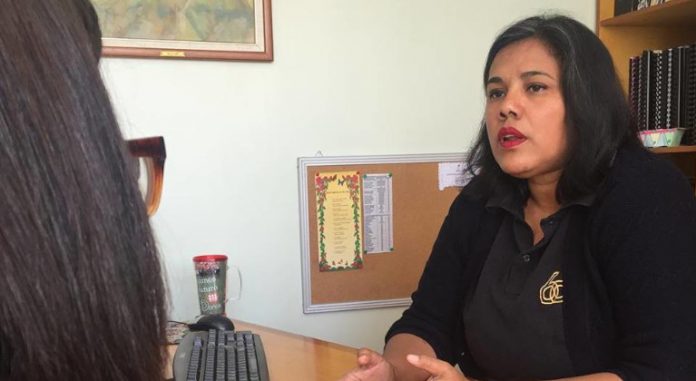 Yamely Martínez directora del programa Escuelas de Fe y Alegría