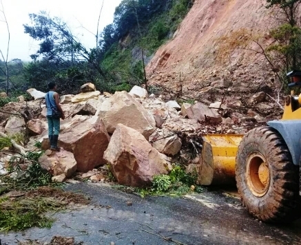 19 Deslizamiento de tierra se registraron en la Vía Mérida - Barinas