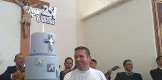 Padre Chulalo celebró sus “bodas de plata con el Señor”