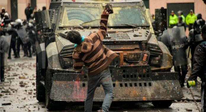 protestas en Ecuador