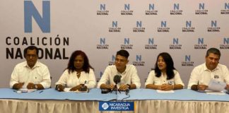 Oposición de Nicaragua integra la Coalición Nacional