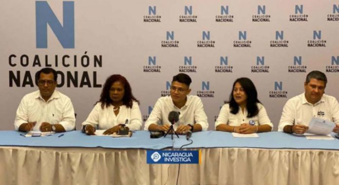 Oposición de Nicaragua integra la Coalición Nacional