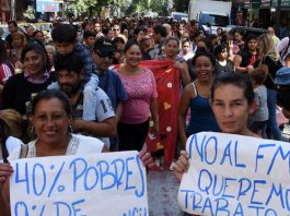 Argentinos marchan contra el FMI