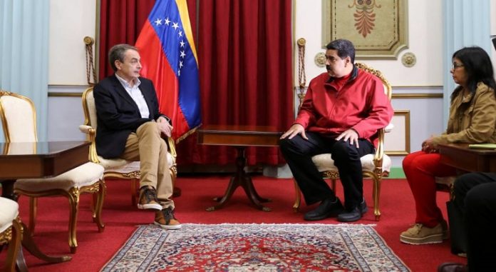 Zapatero y Maduro