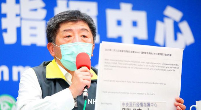 El ministro de Salud de Taiwán, Chen Shih-chung, aseguró que la Organización Mundial de la Salud no toma en cuenta las recomendaciones del país