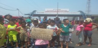 Protesta en Guajira