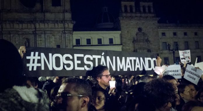 En lo que va de año, más de 100 líderes sociales e indígenas han sido asesinados