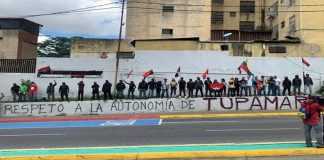 Militantes rebeldes de Tupamaro protestaron frente al TSJ
