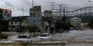 Lluvias en Anzoátegui