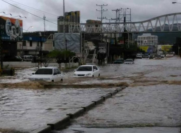 Lluvias en Anzoátegui