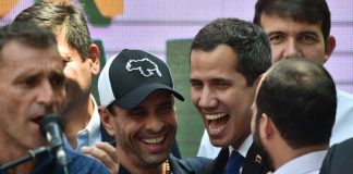 VENEZUELA-CRISIS-OPPOSITION-RALLY-GUAIDO-CAPRILES