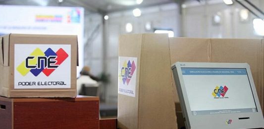 mesas de votación