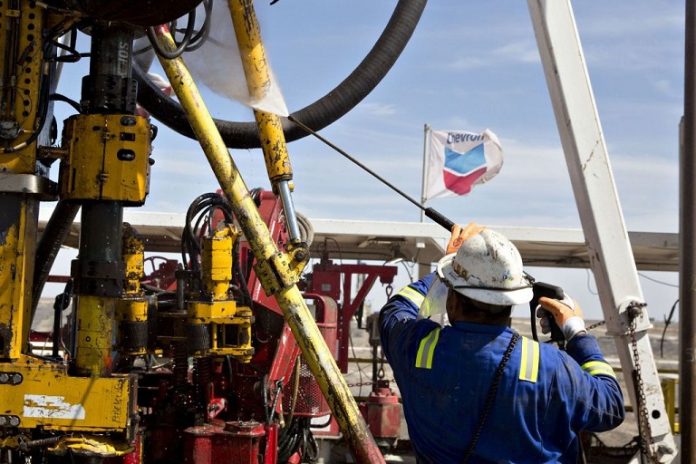 producción petrolera - Chevron