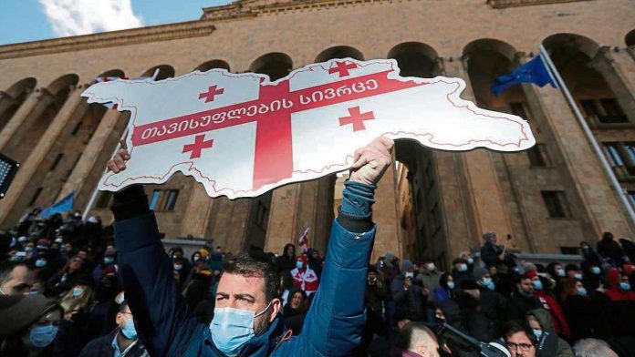PROTESTA EN GEORGIA