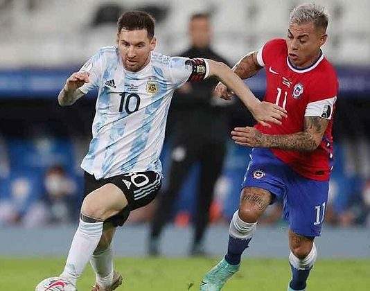 Argentina y Chile quedaron tablas