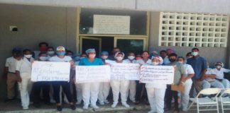 Trabajadores hospital Barrancas