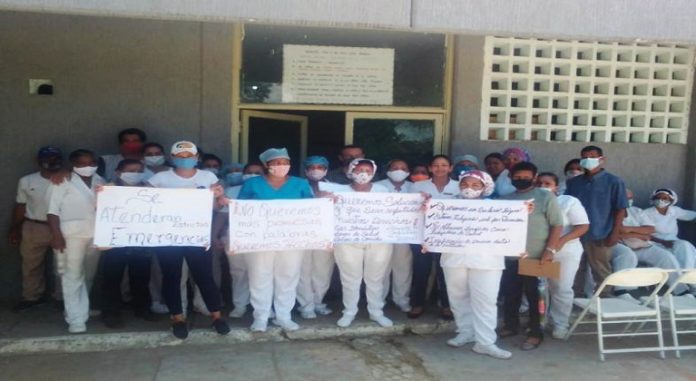 Trabajadores hospital Barrancas