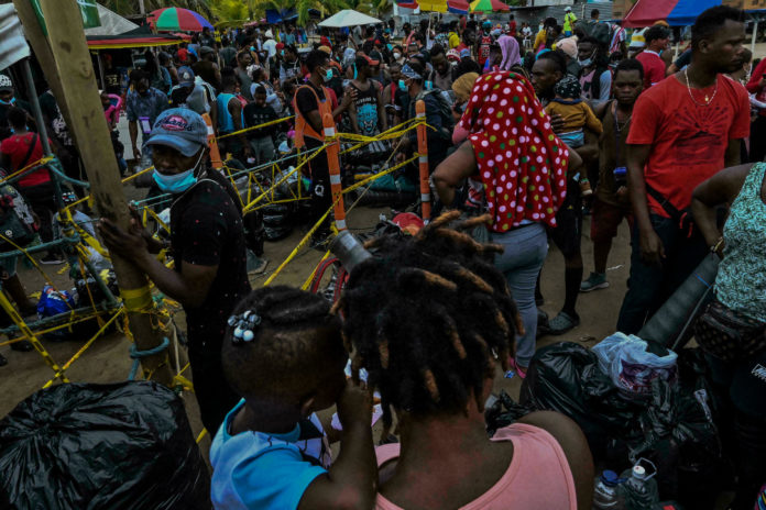 Migrantes haitianos en Colombia