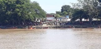 Paso de canoas río Arauca