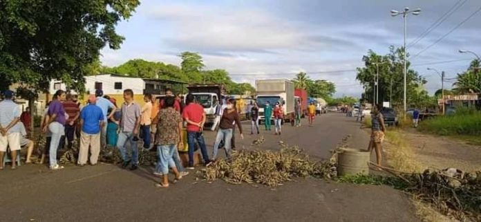 Protesta por agua potable