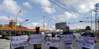Protesta de los vecinos del Ujano