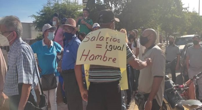 Protesta trabajadores Zulia