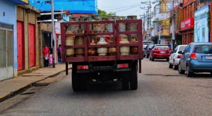 Camión gas doméstico Tucupita