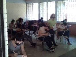 Estudiantes de la UDO Anzoátegui realizan exámenes de manera presencial Estudiantes UDO Anzoátegui