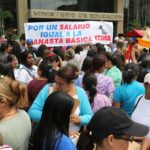 protesta docentes venezolanos - trabajadores - sector educativo