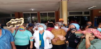 Trabajadores sanitarios El Tigre