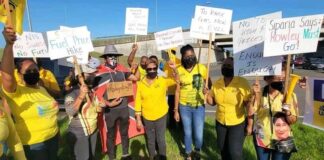 Protestas en Trinidad