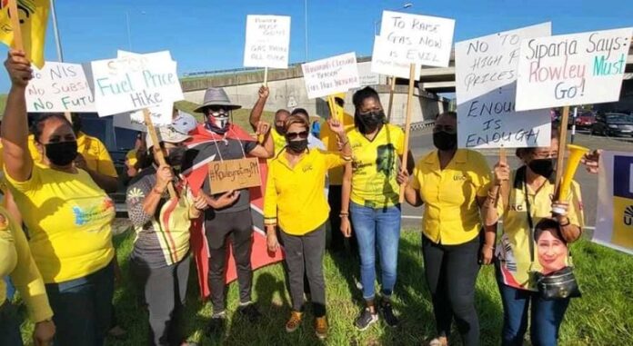 Protestas en Trinidad