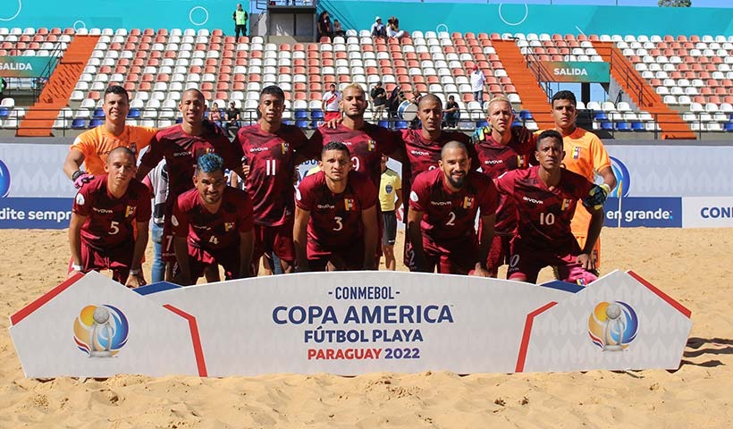 Fútbol playa: Uruguay venció a Venezuela y terminó en quinto