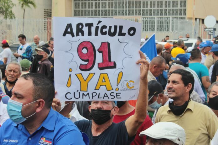 protesta - marcha de jubilados y pensionados