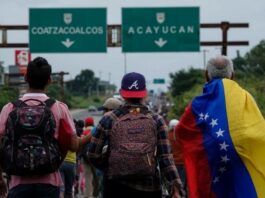 Migrantes venezolanos - Caravana México