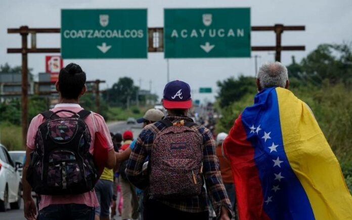 Migrantes venezolanos - Caravana México