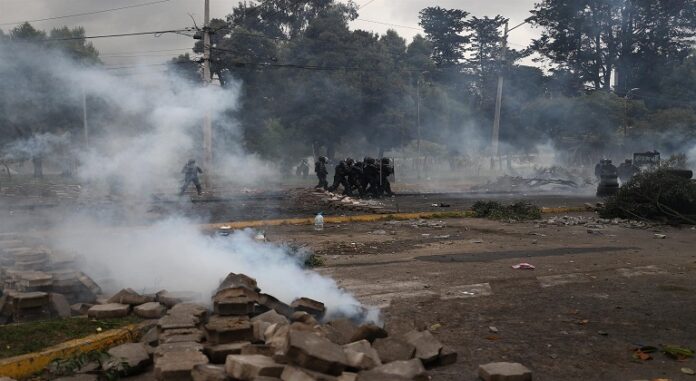 Protestas en Ecuador