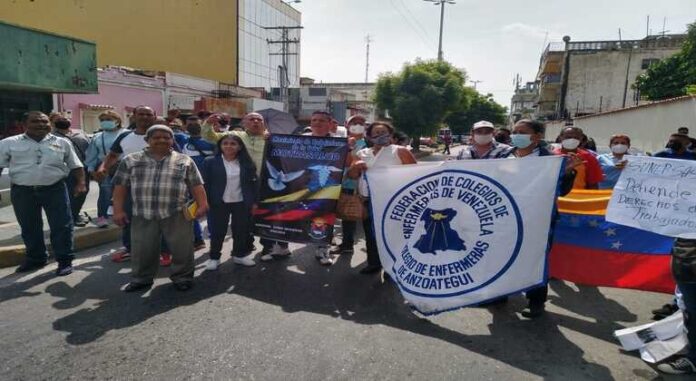 Trabajadores sanitarios Anzoátegui