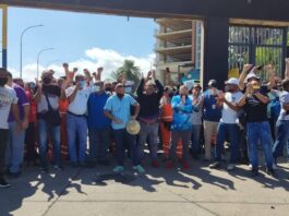 Protesta trabajadores petroleros