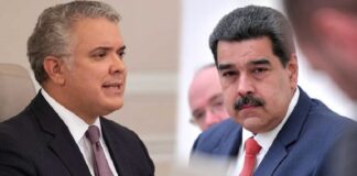 Iván Duque y Nicolás Maduro