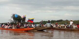 Virgen del Carmen río Sarare