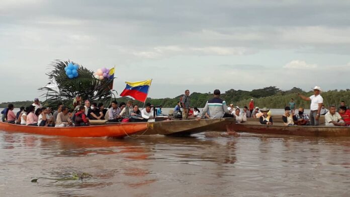 Virgen del Carmen río Sarare