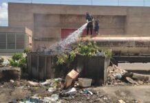 quema de basura en Maracaibo