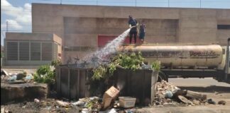 quema de basura en Maracaibo