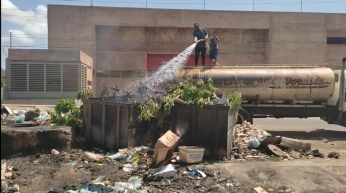 quema de basura en Maracaibo