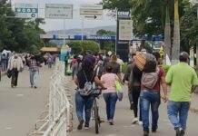 Paso peatonal a Cúcuta