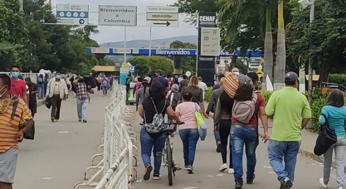 Paso peatonal a Cúcuta