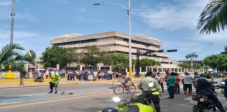 Protesta trabajadores Anzoátegui