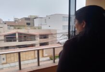 Mujer migrante venezolana en Perú
