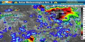 Aviso fuertes lluvias